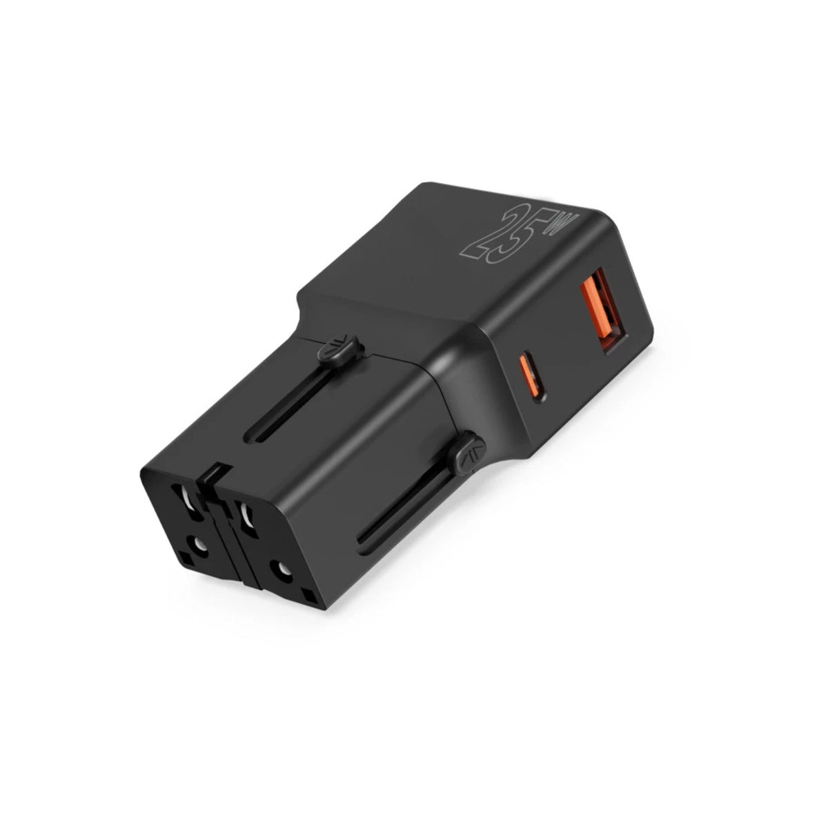 25W cestovní adaptér Mobile Origin Travel Adapter - černý - bonami.click