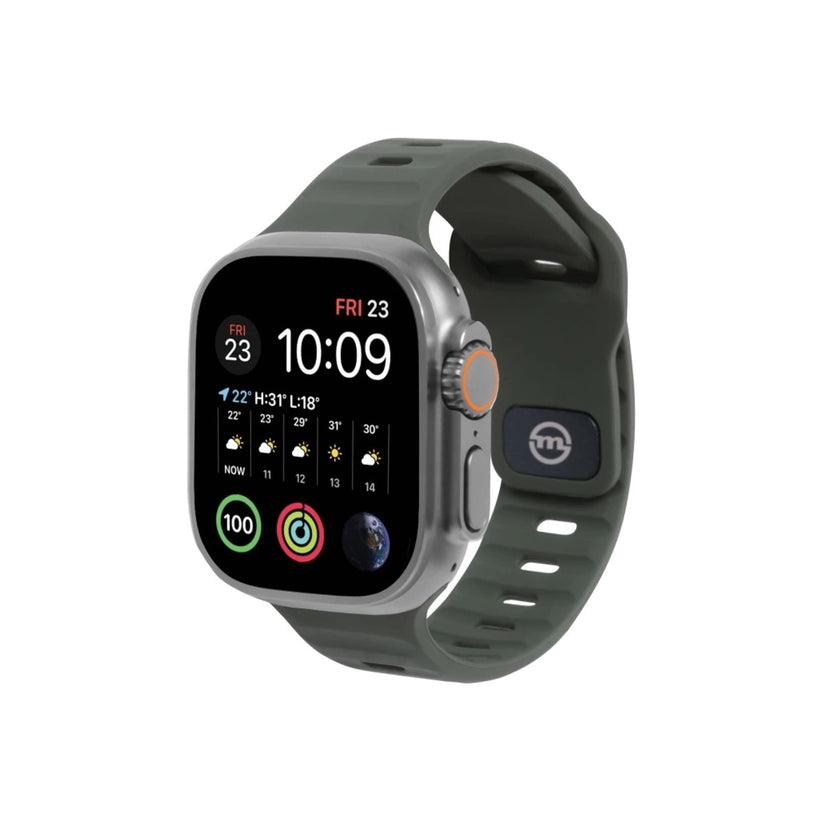 Řemínek pro Apple Watch 42/44/45/49 mm Mobile Origin Strap - tmavě zelený - bonami.click