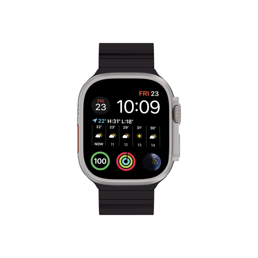 Titanový řemínek pro Apple Watch Ultra Mobile Origin Titanium - černý - bonami.click