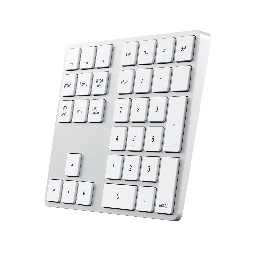 Hliníková rozšířená Bluetooth numerická klávesnice Satechi - stříbrná - bonami.click
