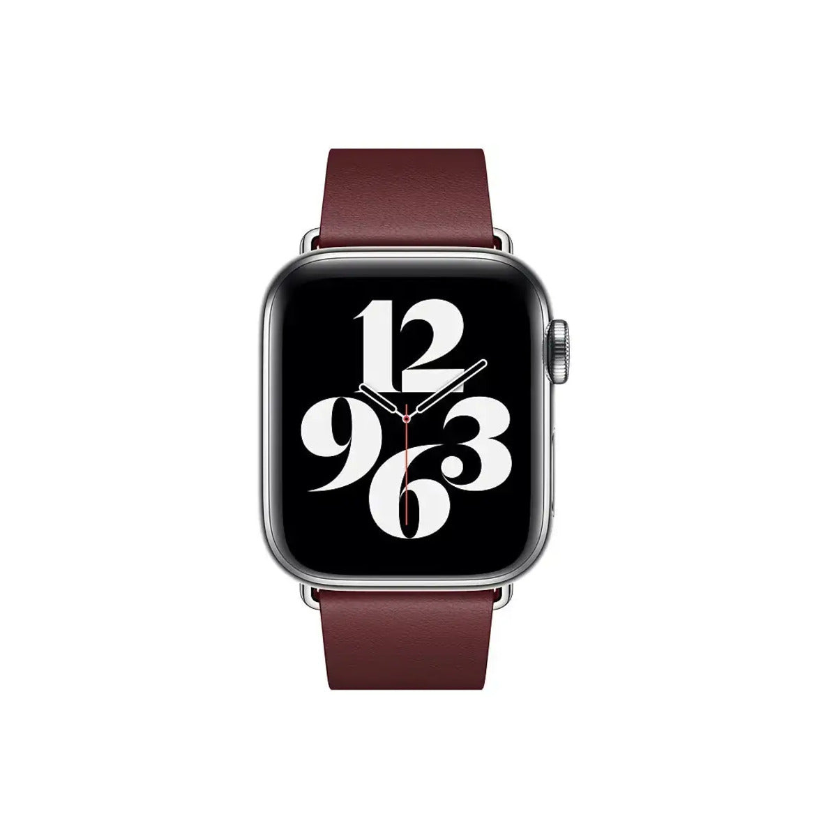 Řemínek s moderní přezkou pro Apple Watch 38/40/41mm vel. L - granátový