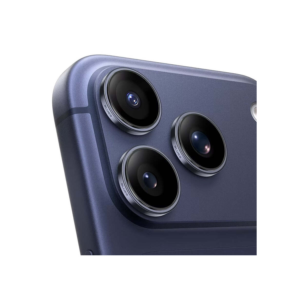 Safírové sklo na čočky pro iPhone 18 Pro / 18 Pro Max Blueo - modré