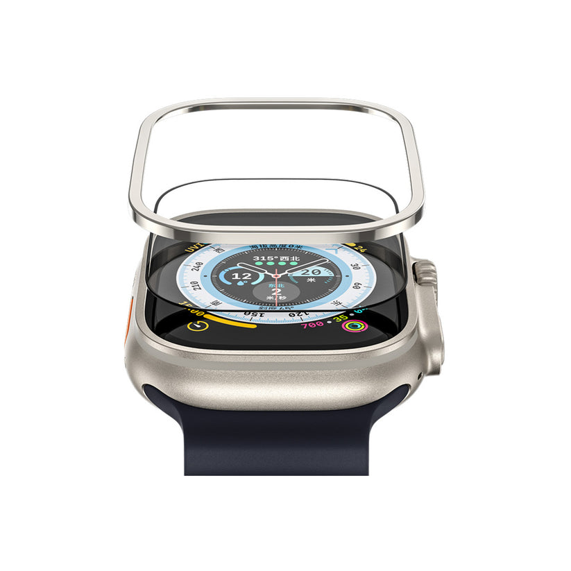 Safírové sklo s titanovým rámem pro Apple Watch Ultra Blueo - bonami.click