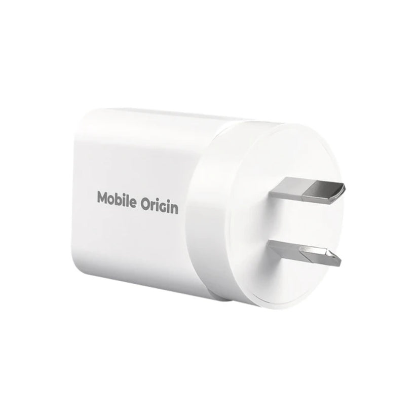 30W univerzální cestovní adaptér Mobile Origin GaN MO14 - bílý - bonami.click