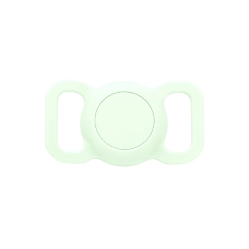 Obojek pro mazlíčky s držákem na AirTag Mobile Origin - svítící zelená - bonami.click