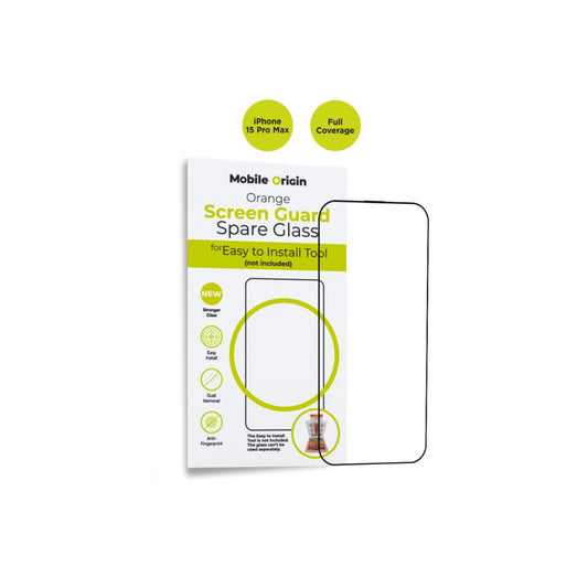 Ochranné sklo pro iPhone 15 Pro Max Mobile Origin Screen Guard Spare Glass