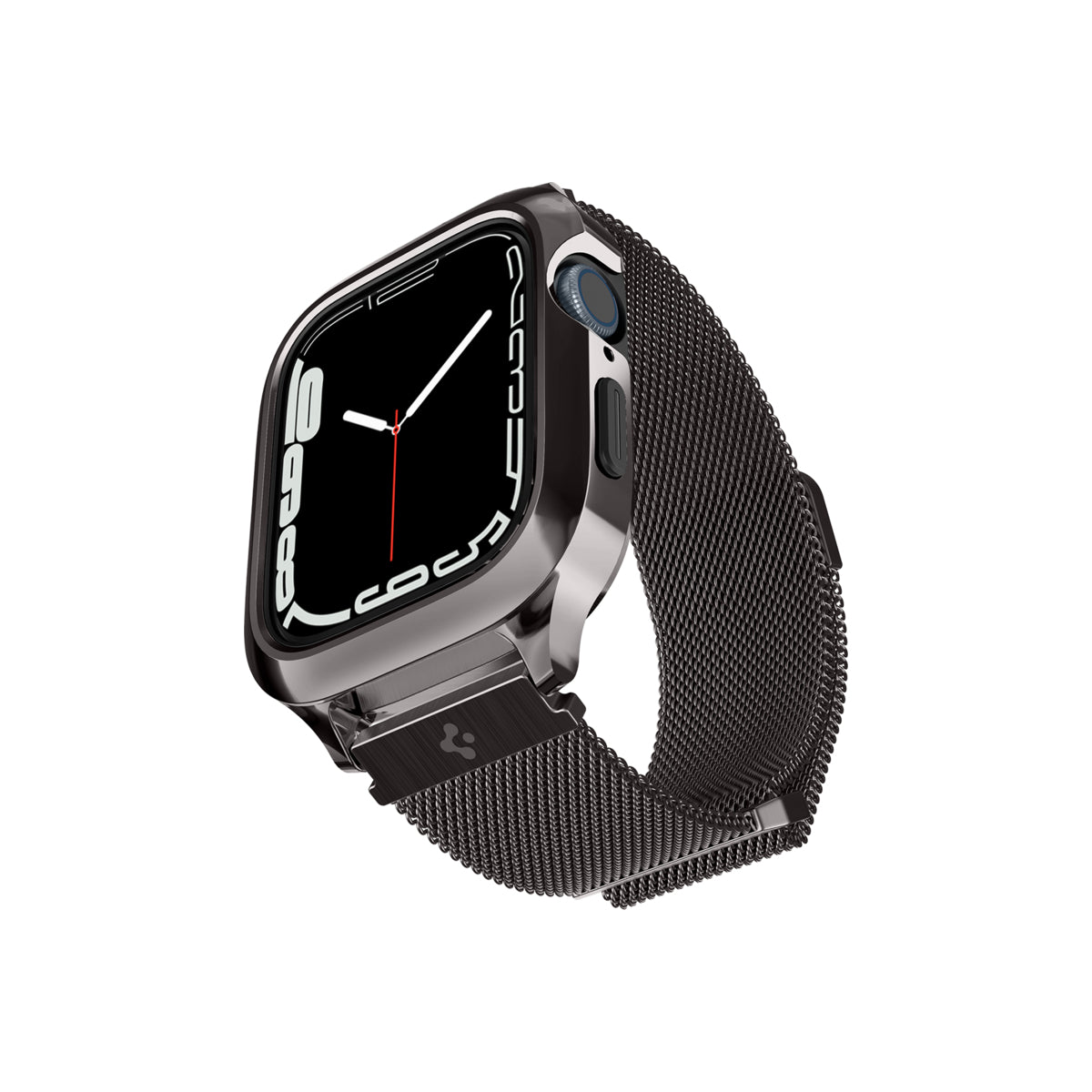 Řemínek pro Apple Watch 42/44/45/49 mm Spigen Metal Fit Pro - šedý - bonami.click