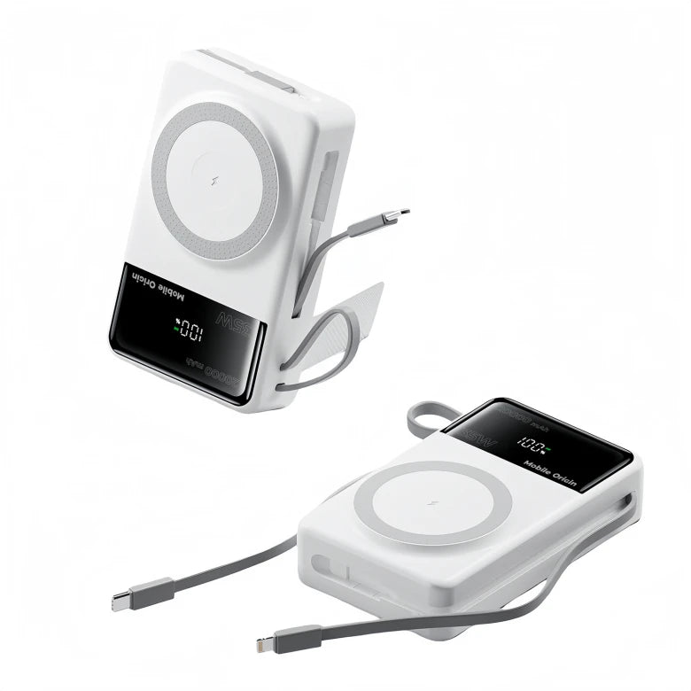 20 000 mAh powerbanka s displejem 35W Mobile Origin PB15 - černá