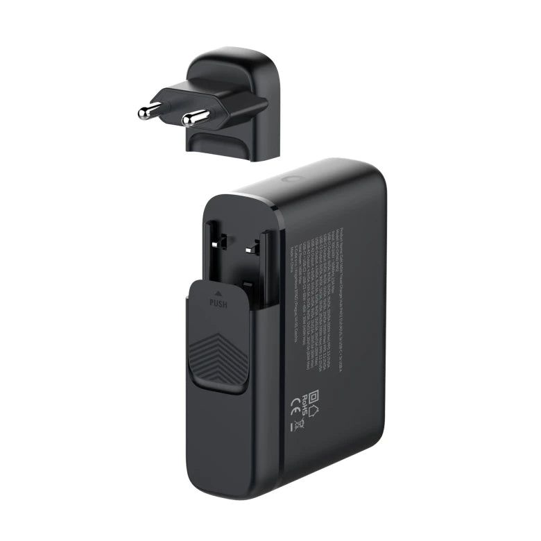 140W nabíječka Mobile Origin GaN Travel Charger – černá