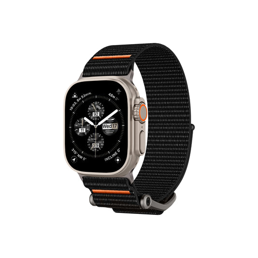Řemínek pro Apple Watch 42/44/45/49 mm Spigen DuraPro Flex Ultra Band - černý - bonami.click