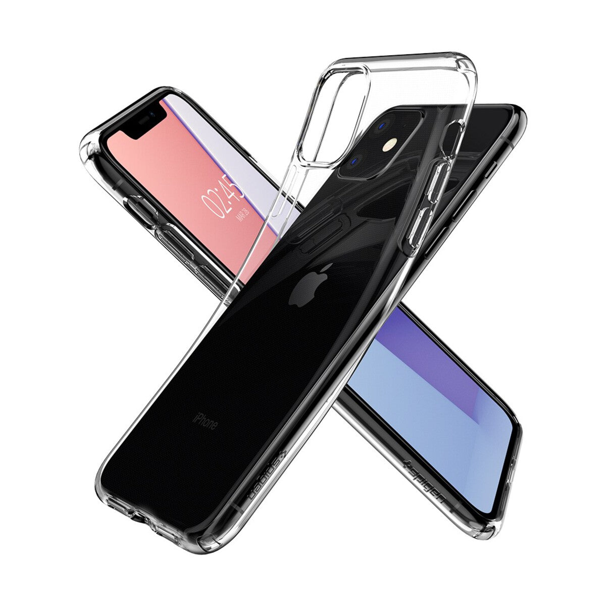 Kryt na iPhone 11 Spigen Crystal Flex - průhledný - bonami.click