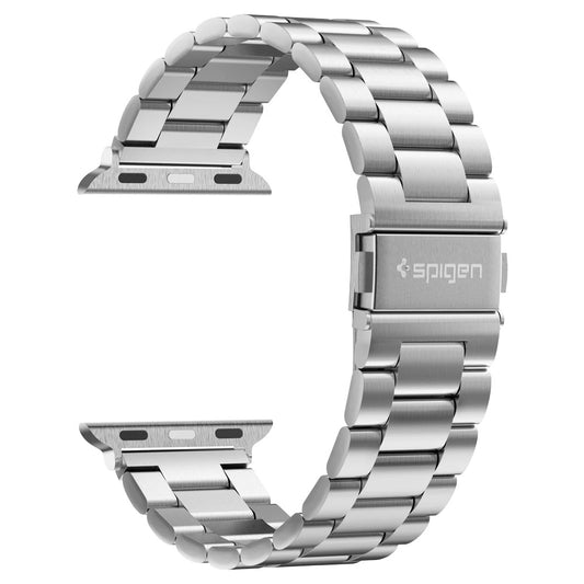 Kovový řemínek pro Apple Watch 42/44/45/49 mm Spigen Modern Fit - stříbrný - bonami.click