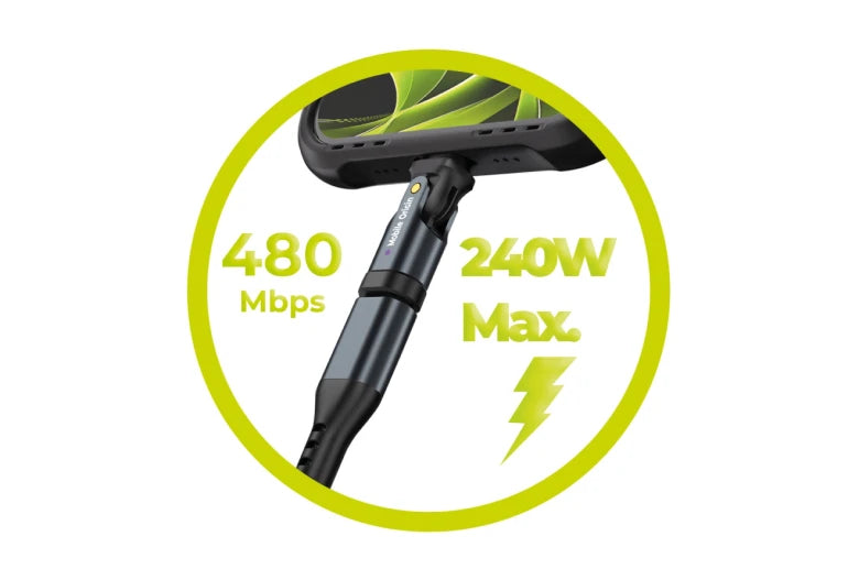 240W USB-C otočný adaptér Mobile Origin CB5