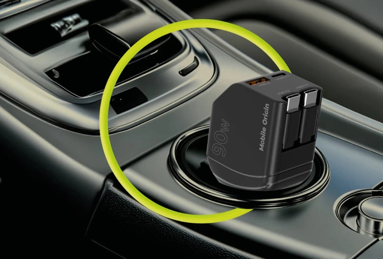 90W autonabíječka Mobile Origin CA22 - USB-C + USB-A - bonami.click