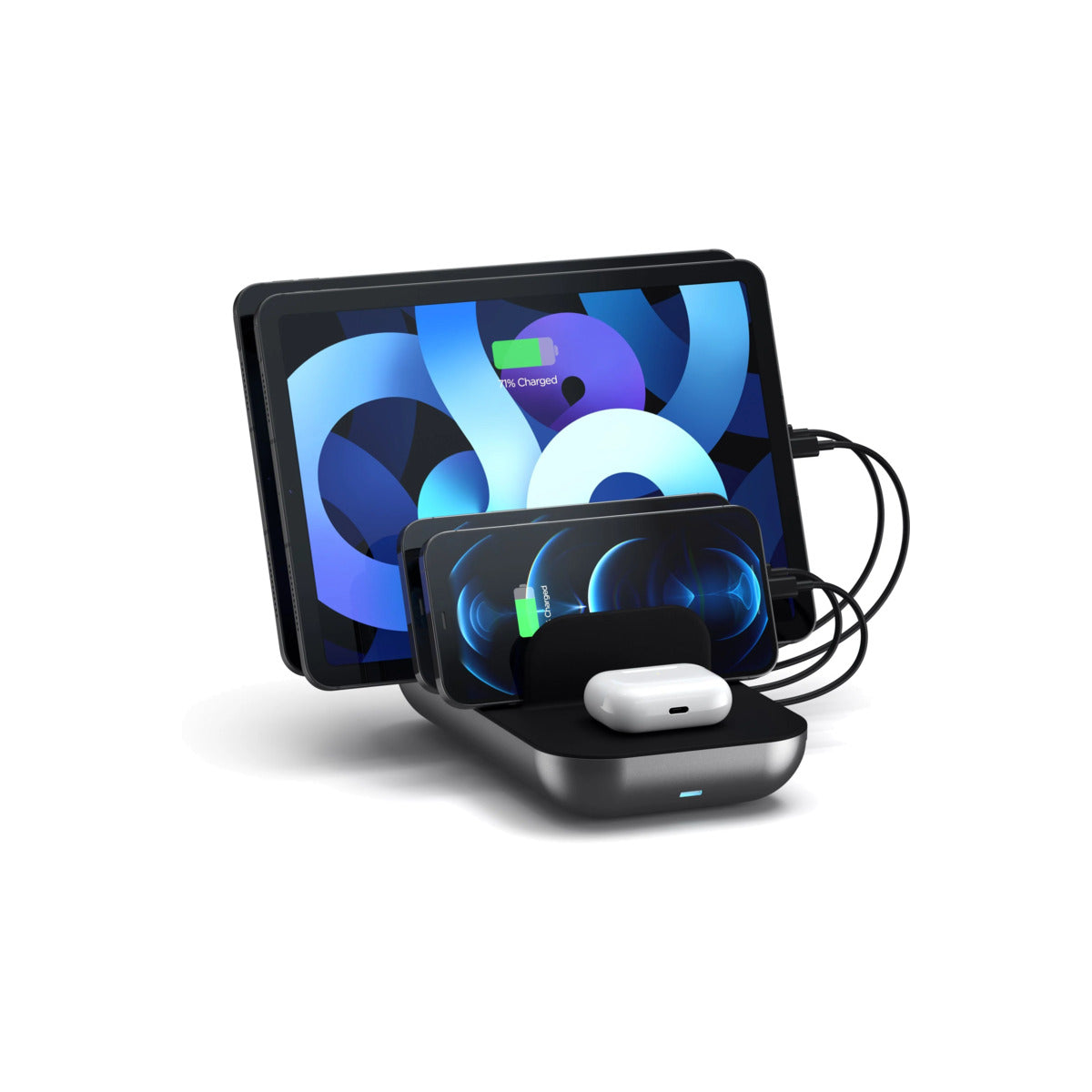 Nabíjecí stanice pro více zařízení Satechi Dock 5 Multi device charging station - vesmírně šedá - bonami.click
