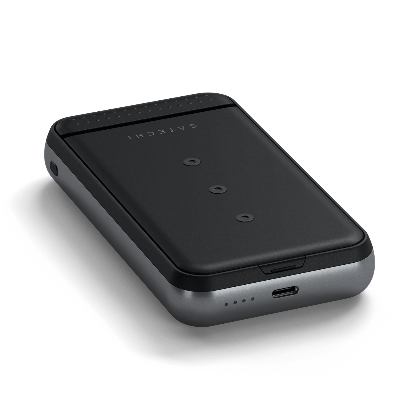 10 000 mAh hliníková bezdrátová powerbanka se stojánkem Satechi Duo Wireless Charger