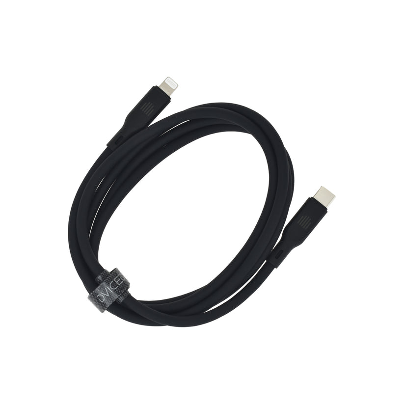 Kabel USB-C / Lightning Dviced 1,25 m – černý - bonami.click