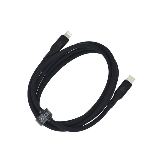 Kabel USB-C / Lightning Dviced 1,25 m – černý - bonami.click