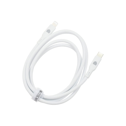 Kabel USB-C / Lightning Dviced 1,25 m – bílý - bonami.click