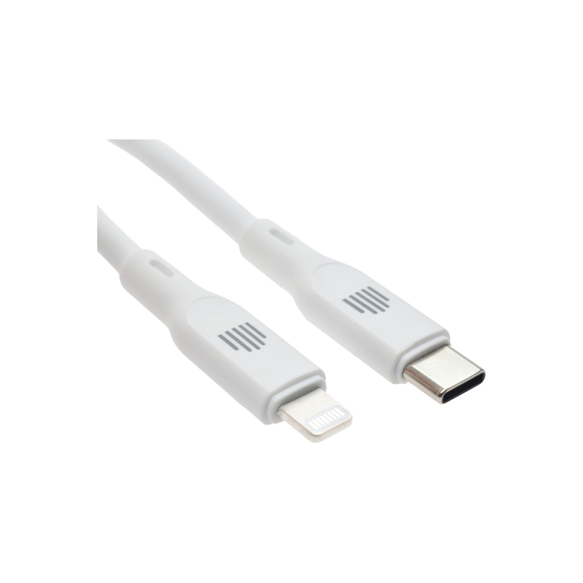 Kabel USB-C / Lightning Dviced 1,25 m – bílý - bonami.click