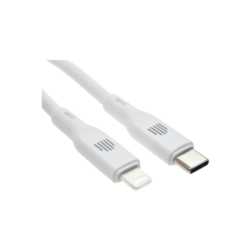 Kabel USB-C / Lightning Dviced 1,25 m – bílý - bonami.click
