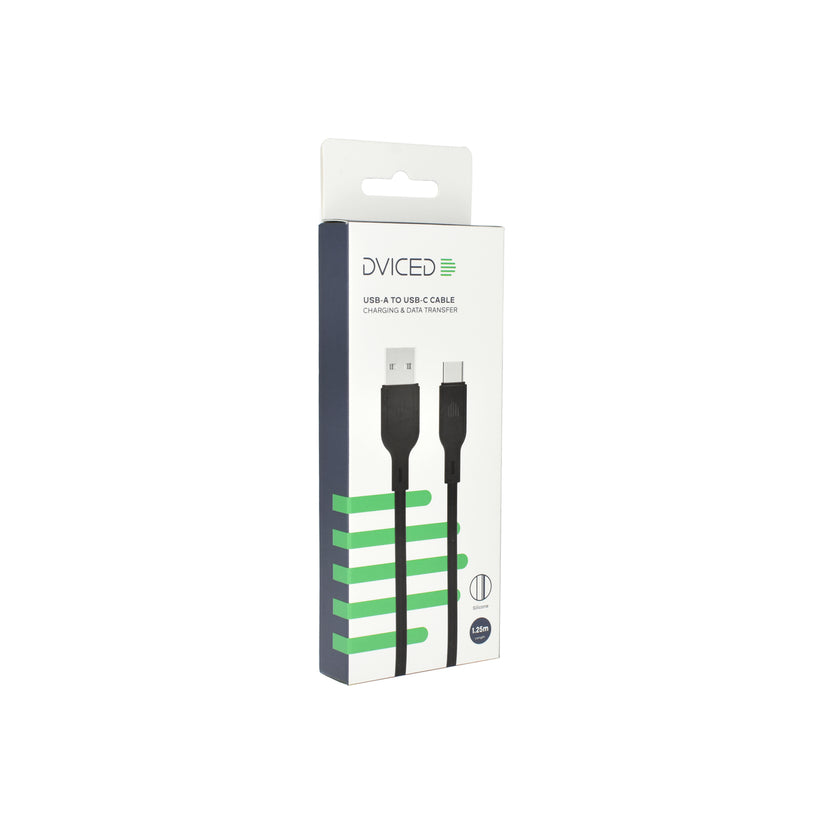 Kabel USB-A / USB-C Dviced 1,25 m – černý - bonami.click