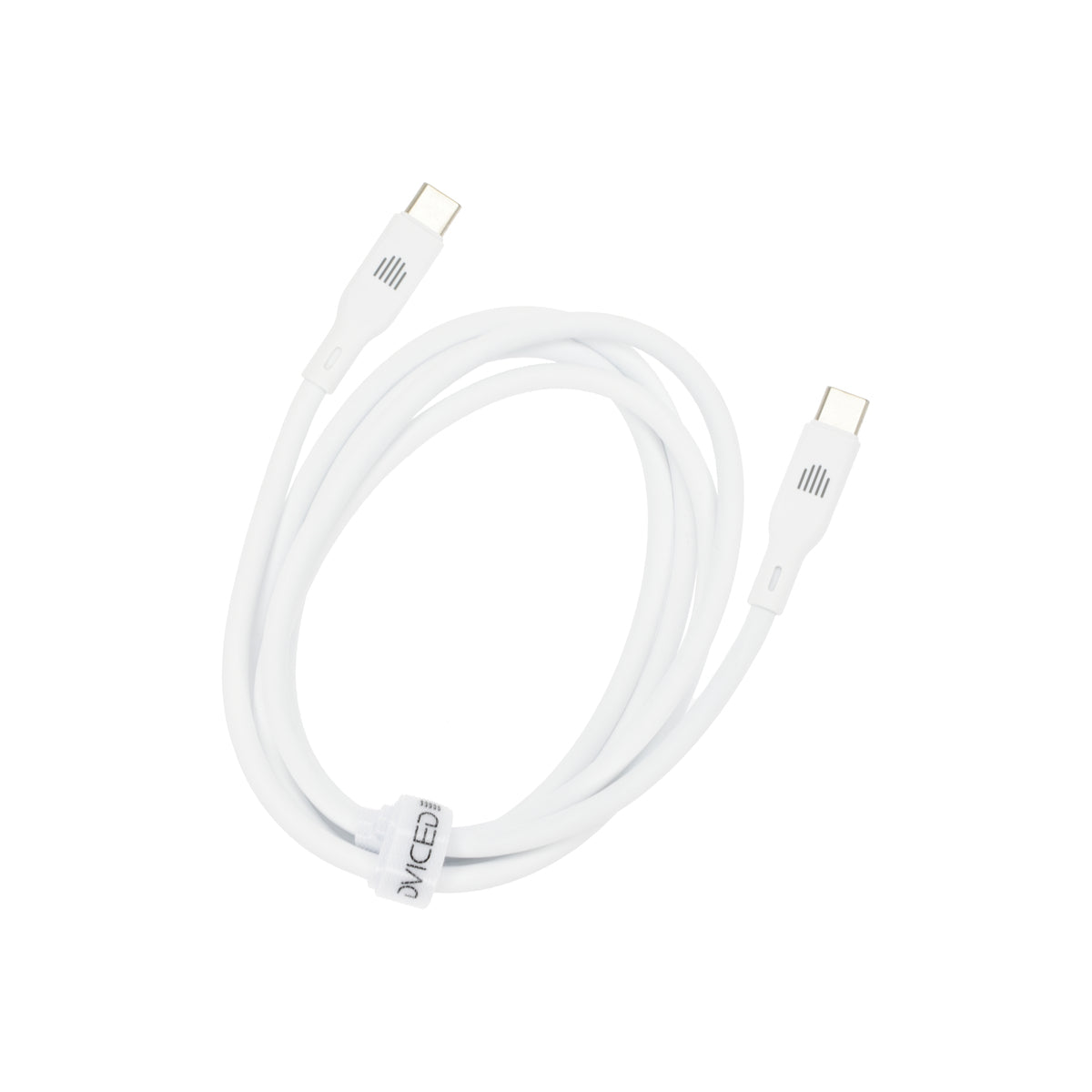 Kabel USB-C / USB-C Dviced 1,25 m – bílý - bonami.click