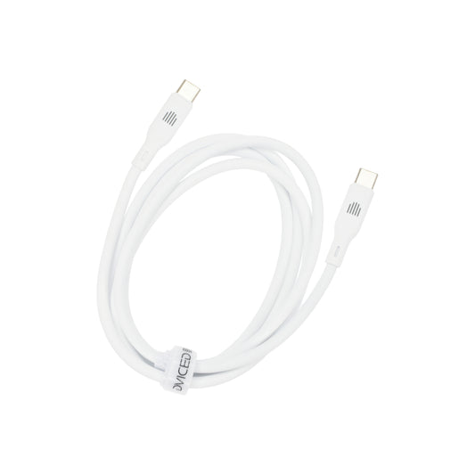 Kabel USB-C / USB-C Dviced 1,25 m – bílý - bonami.click