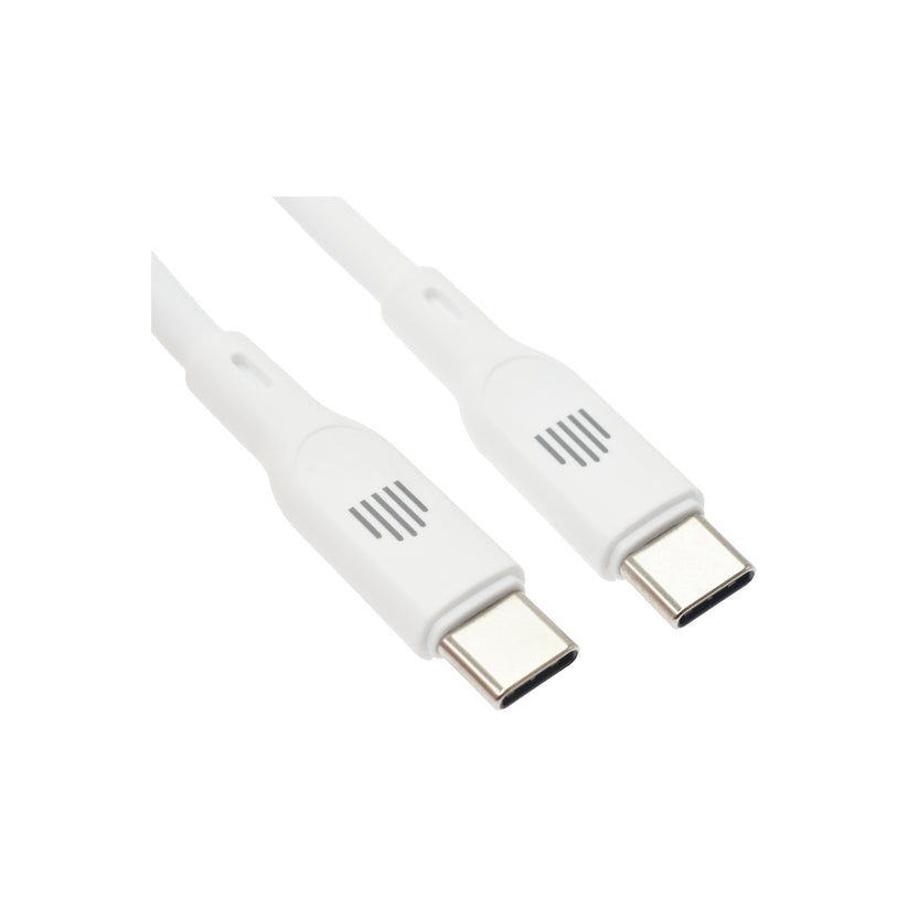 Kabel USB-C / USB-C Dviced 1,25 m – bílý - bonami.click