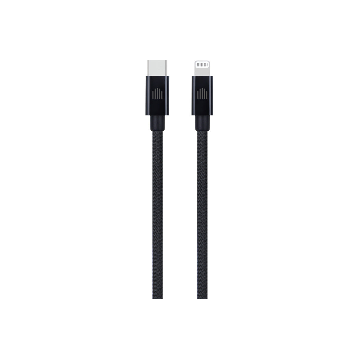 Pletený kabel USB-C / Lightning Dviced 0,25 m – černý - bonami.click