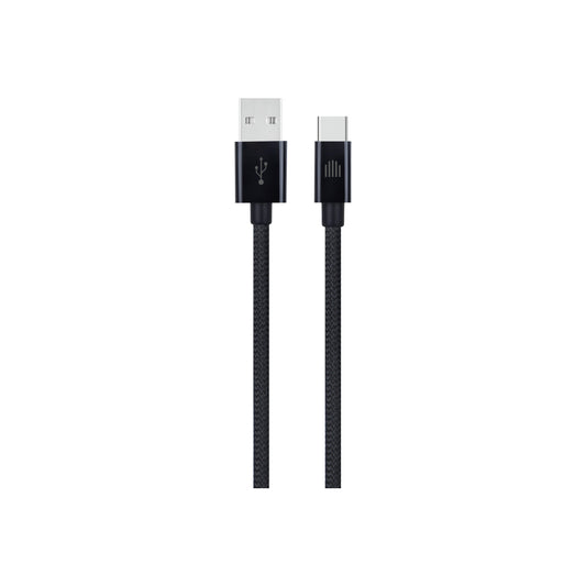 Pletený kabel USB-A / USB-C Dviced 1,25 m – černý - bonami.click