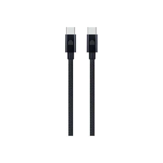 Pletený kabel USB-C / USB-C Dviced 2 m – černý - bonami.click
