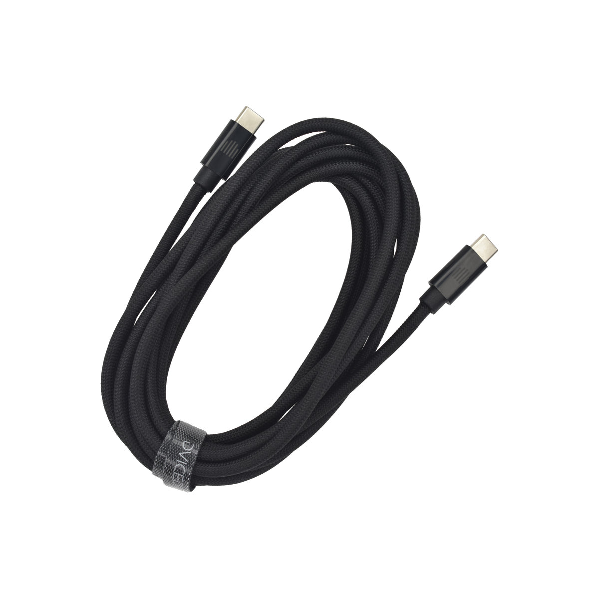 Pletený kabel USB-C / USB-C Dviced 3 m – černý - bonami.click