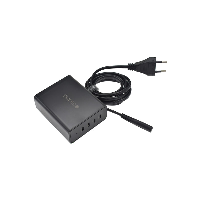 Stolní nabíječka 140W GaN Dviced 4× USB-C – černá - bonami.click