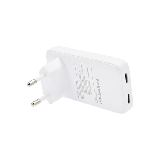 Tenká nabíječka 45W GaN Dviced 2× USB-C – bílá - bonami.click
