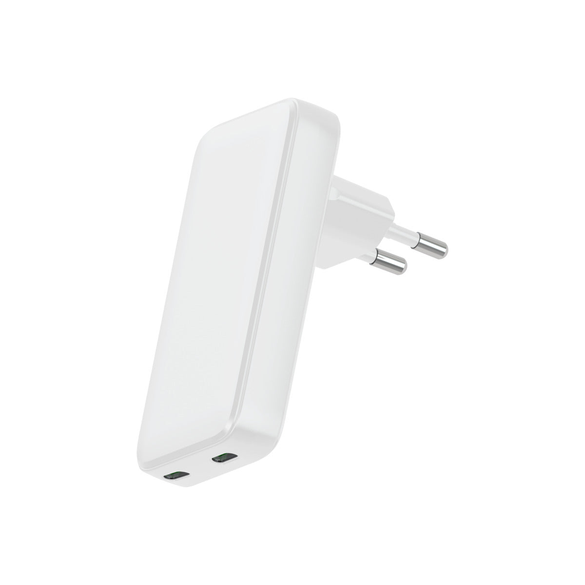 Tenká nabíječka 45W GaN Dviced 2× USB-C – bílá - bonami.click