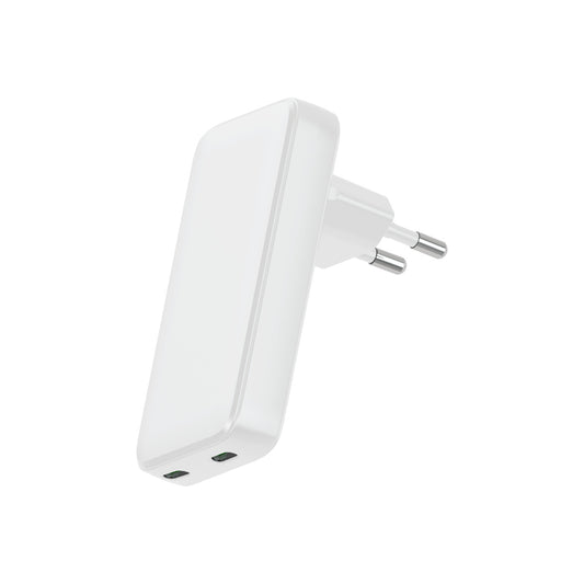 Tenká nabíječka 45W GaN Dviced 2× USB-C – bílá - bonami.click