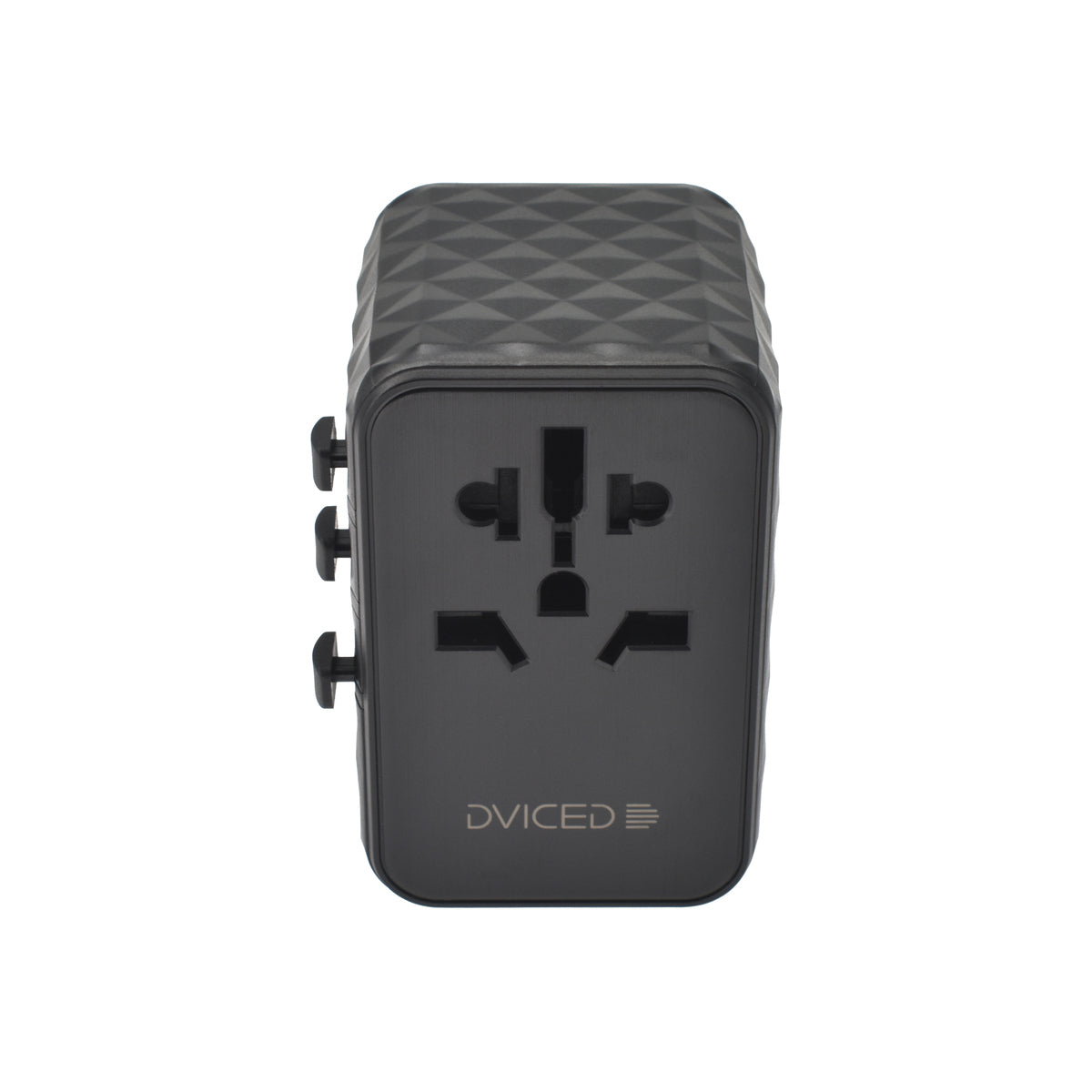 Cestovní adaptér 65W Dviced Universal – černý - bonami.click