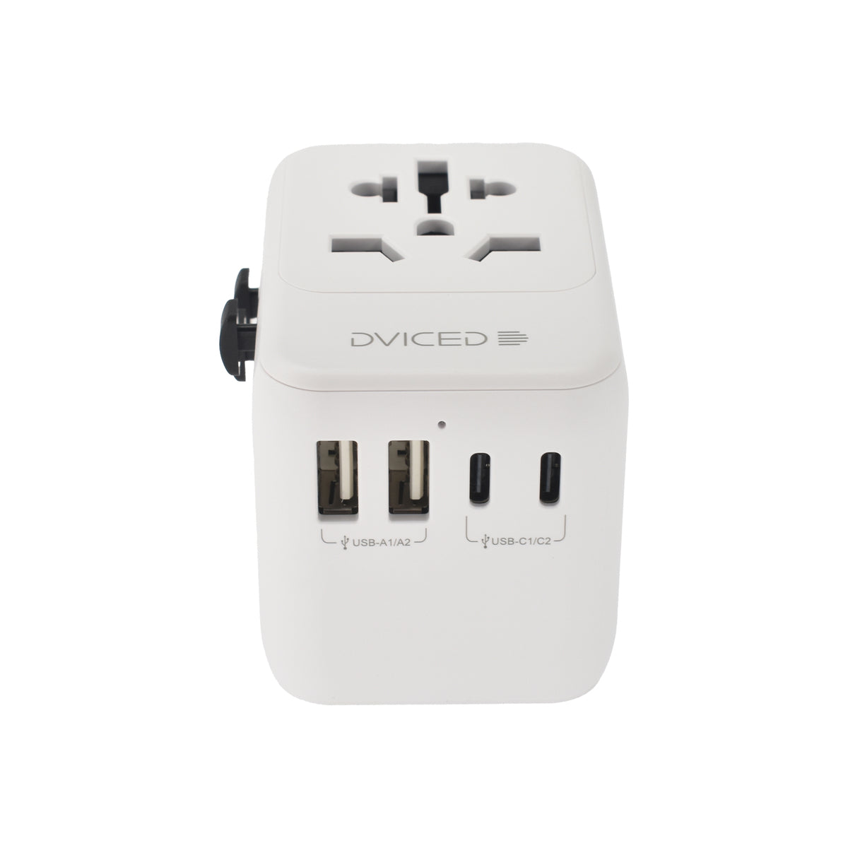 Cestovní adaptér 28W Dviced Universal – bílý - bonami.click