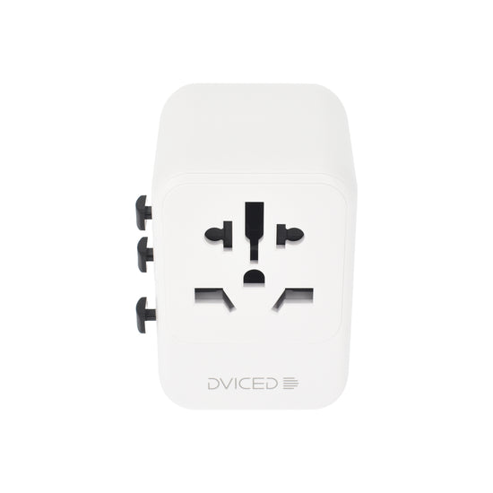 Cestovní adaptér 28W Dviced Universal – bílý - bonami.click