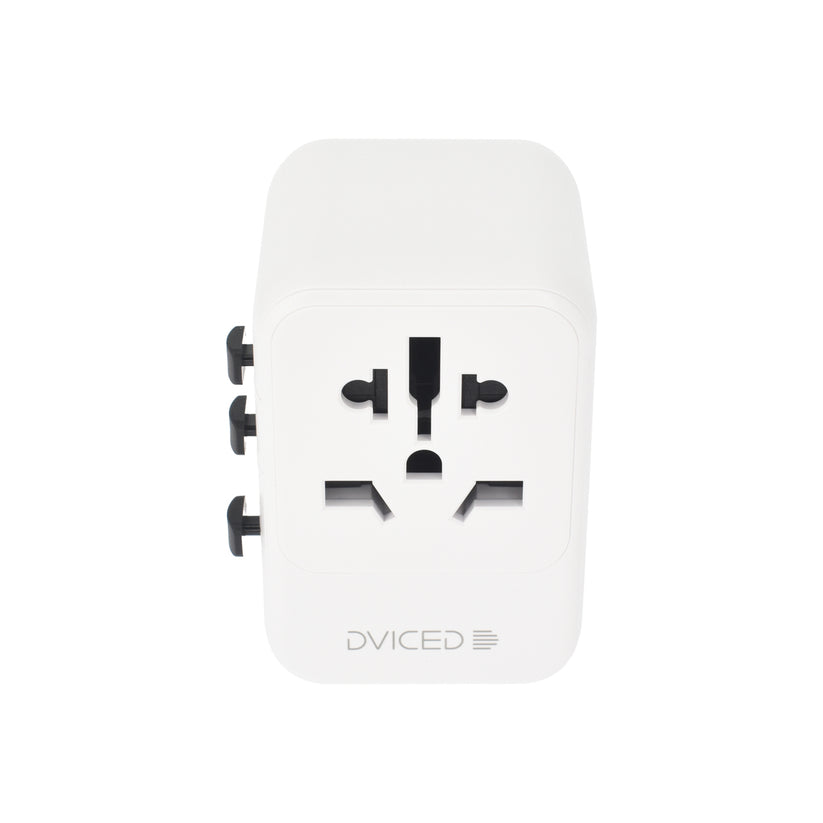 Cestovní adaptér 28W Dviced Universal – bílý - bonami.click