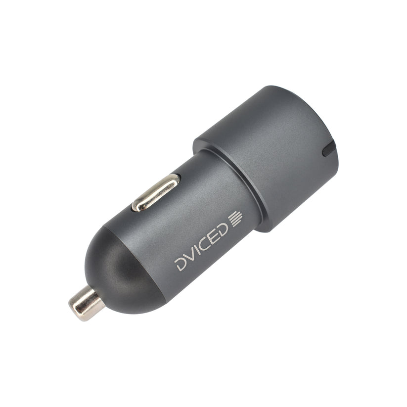 Autonabíječka 60W Dviced 1× USB-A, 2× USB-C – šedá - bonami.click