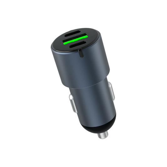 Autonabíječka 60W Dviced 1× USB-A, 2× USB-C – šedá - bonami.click