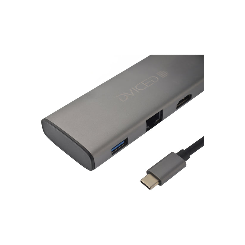 7v1 HUB USB-C Dviced - šedý - bonami.click