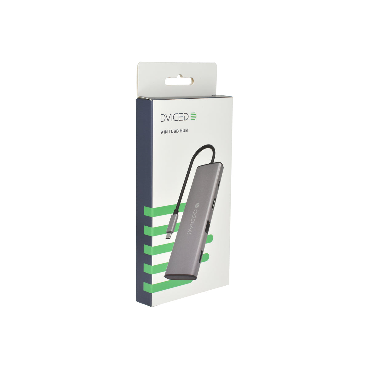 9v1 USB-C HUB Dviced - šedý - bonami.click