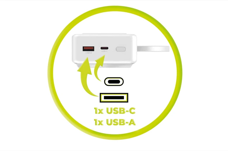 20 000 mAh powerbanka s displejem 35W Mobile Origin PB15 - černá