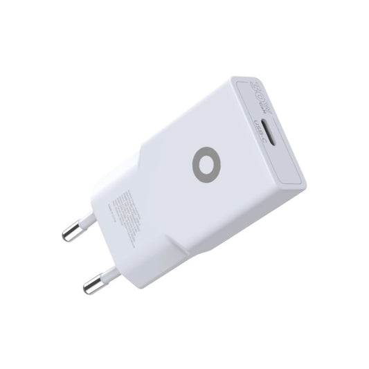 30W adaptér Mobile Origin GaN Slim Charger MO17 - bílý - bonami.click