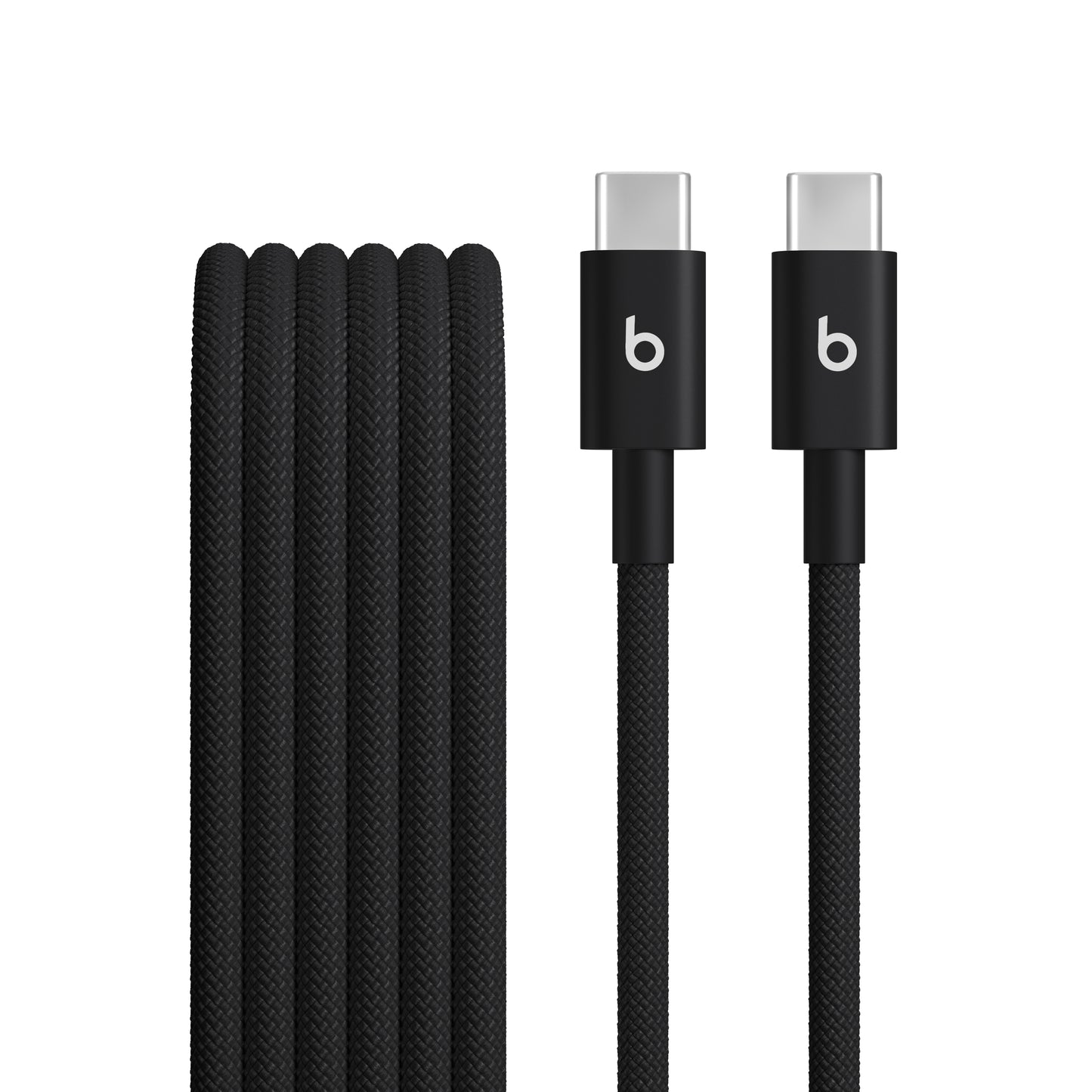 Opletený kabel Beats USB-C / USB-C 1,5 m - sytě černá