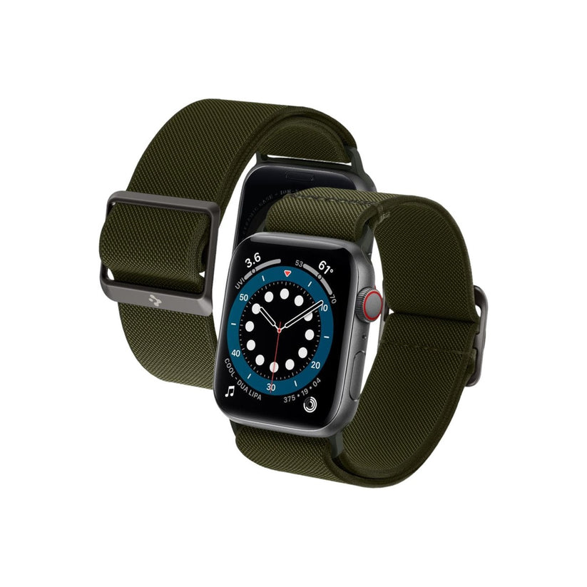 Řemínek pro Apple Watch 42/44/45/49mm Spigen Lite Fit - khaki - bonami.click
