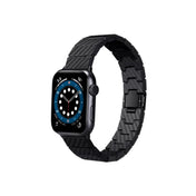 Řemínek pro Apple Watch 42/44/45/49mm Pitaka Carbon Fiber - tmavý - bonami.click